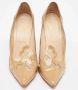 Christian Louboutin Pre-owned Mesh heels Beige Dames - Thumbnail 2