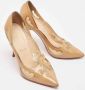 Christian Louboutin Pre-owned Mesh heels Beige Dames - Thumbnail 3