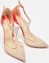 Christian Louboutin Pre-owned Mesh heels Beige Dames - Thumbnail 2