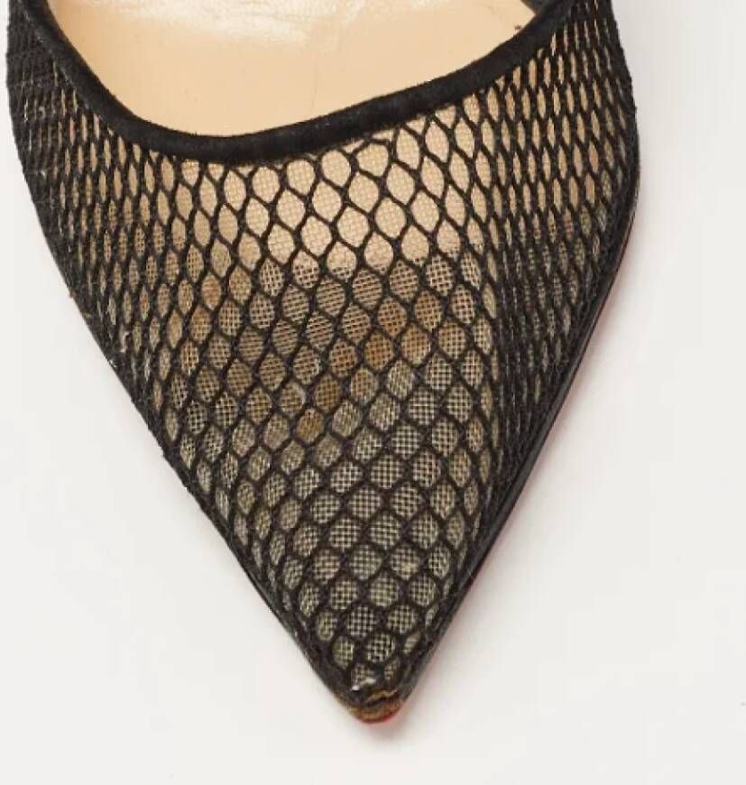 Christian Louboutin Pre-owned Mesh heels Black Dames