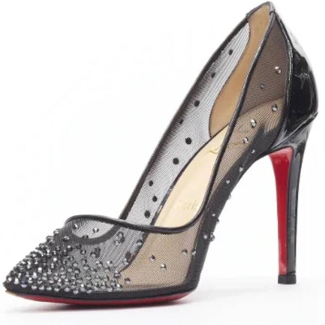 Christian Louboutin Pre-owned Mesh heels Black Dames