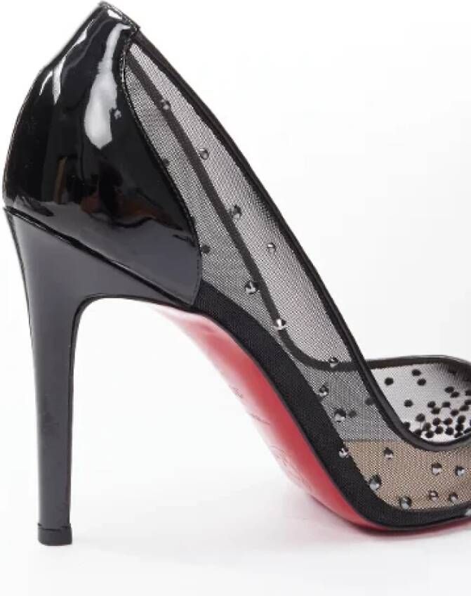 Christian Louboutin Pre-owned Mesh heels Black Dames