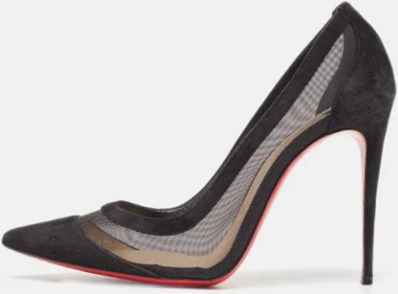 Christian Louboutin Pre-owned Mesh heels Black Dames