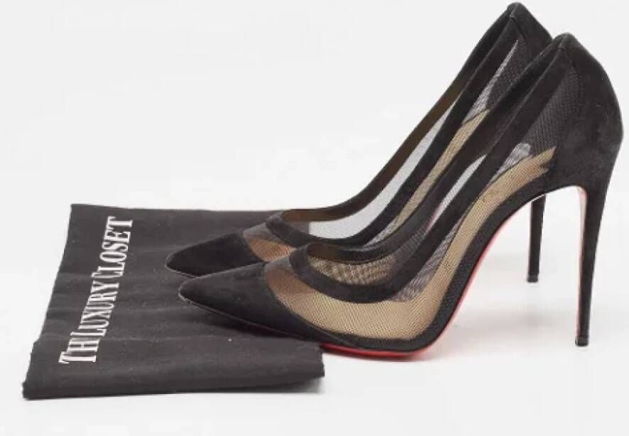 Christian Louboutin Pre-owned Mesh heels Black Dames