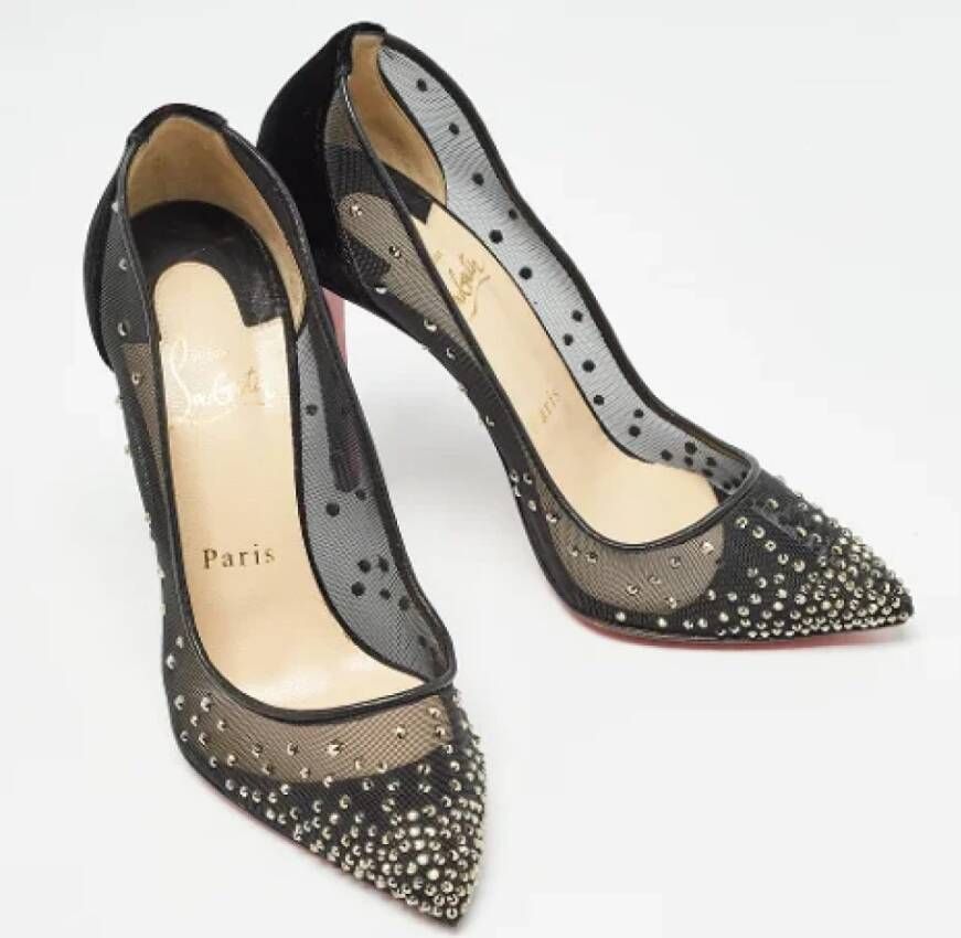 Christian Louboutin Pre-owned Mesh heels Black Dames