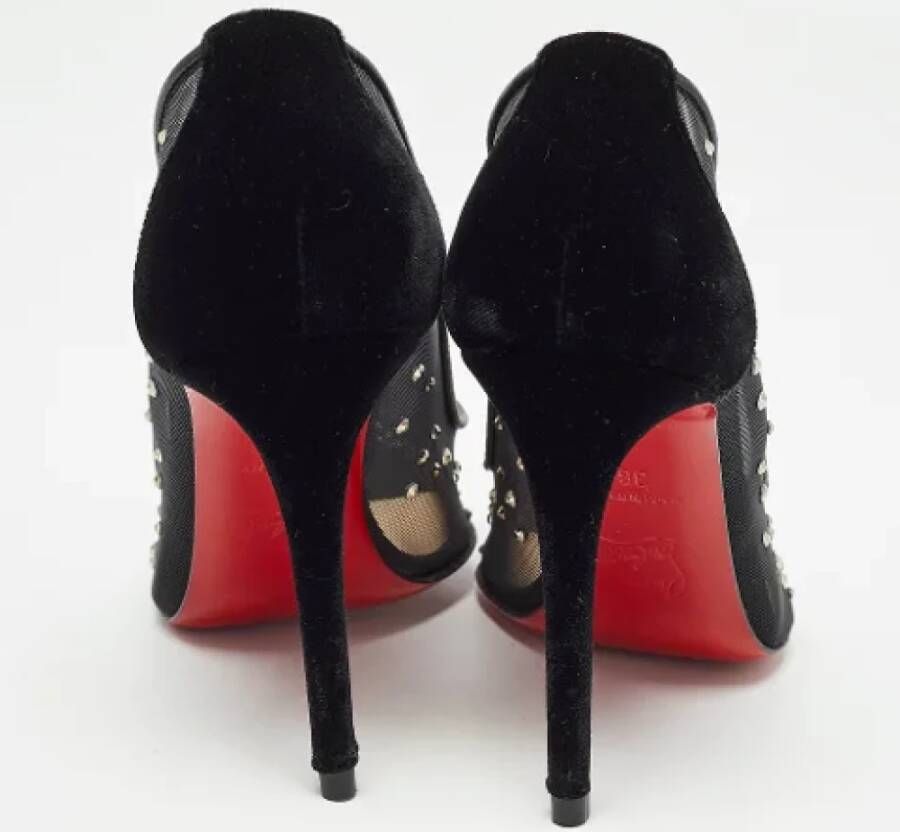 Christian Louboutin Pre-owned Mesh heels Black Dames