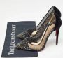 Christian Louboutin Pre-owned Mesh heels Black Dames - Thumbnail 9