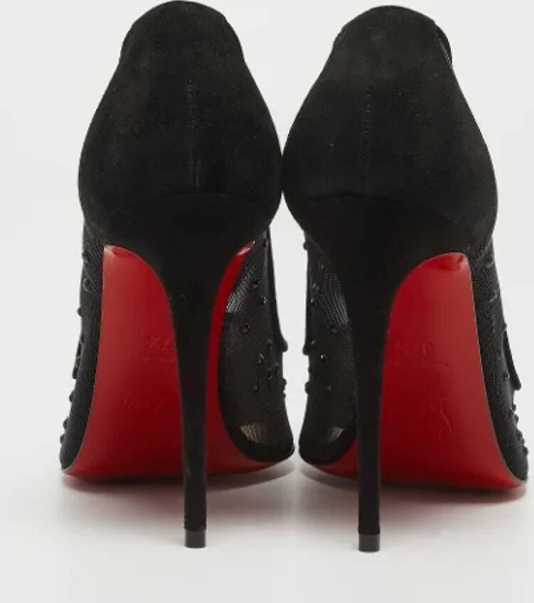 Christian Louboutin Pre-owned Mesh heels Black Dames