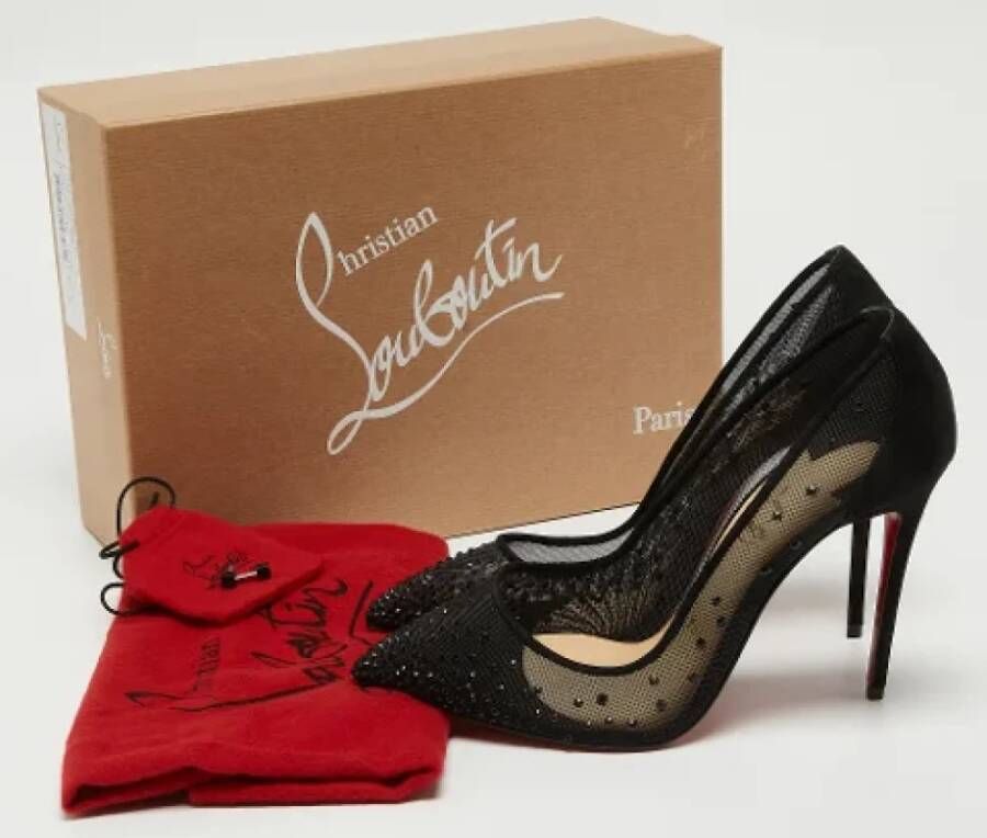 Christian Louboutin Pre-owned Mesh heels Black Dames