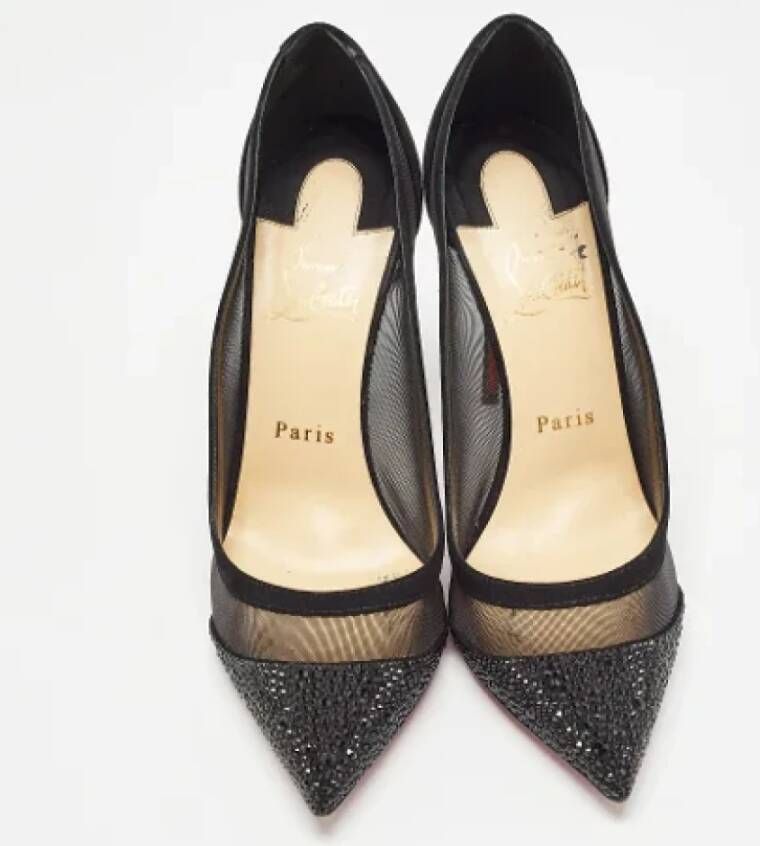 Christian Louboutin Pre-owned Mesh heels Black Dames