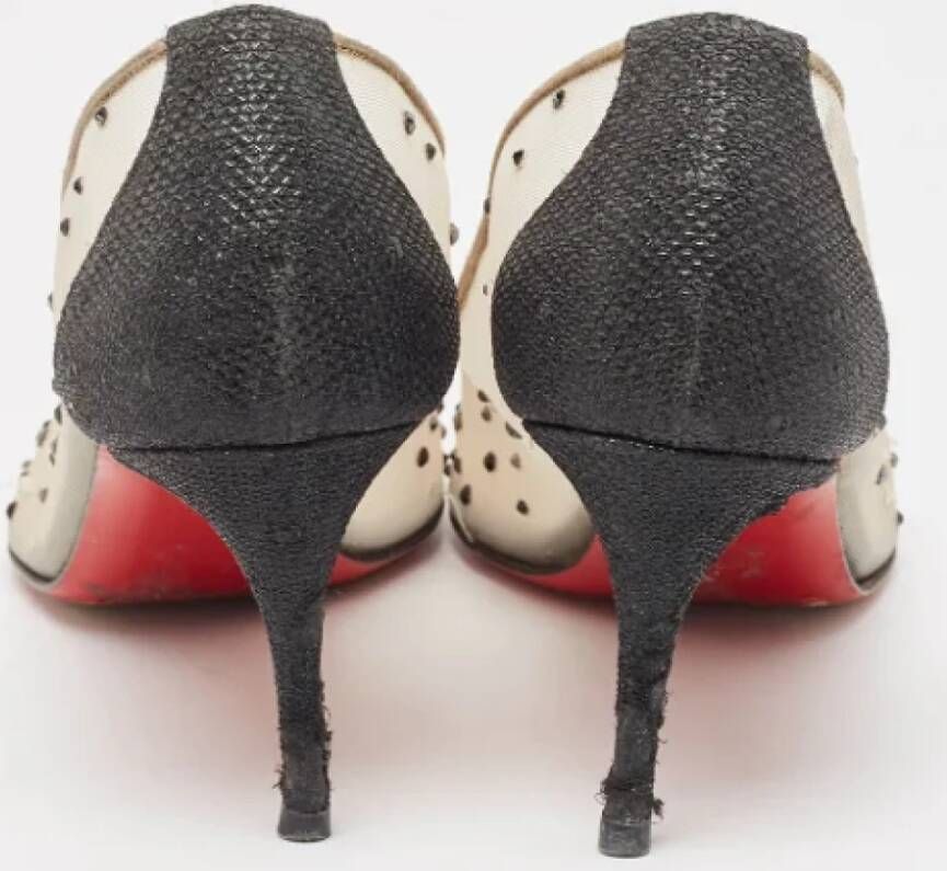 Christian Louboutin Pre-owned Mesh heels Black Dames