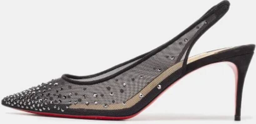 Christian Louboutin Pre-owned Mesh heels Black Dames