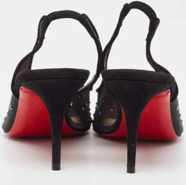 Christian Louboutin Pre-owned Mesh heels Black Dames