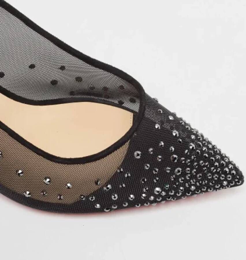 Christian Louboutin Pre-owned Mesh heels Black Dames