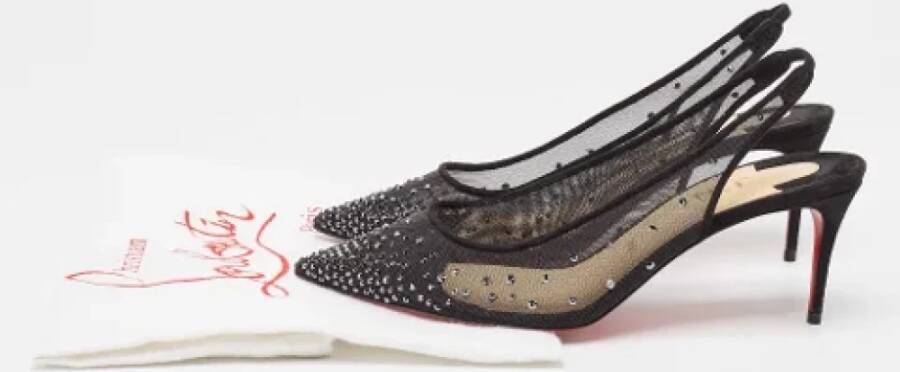 Christian Louboutin Pre-owned Mesh heels Black Dames