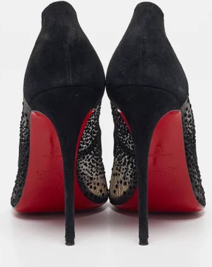 Christian Louboutin Pre-owned Mesh heels Black Dames