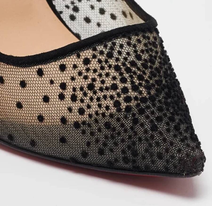 Christian Louboutin Pre-owned Mesh heels Black Dames