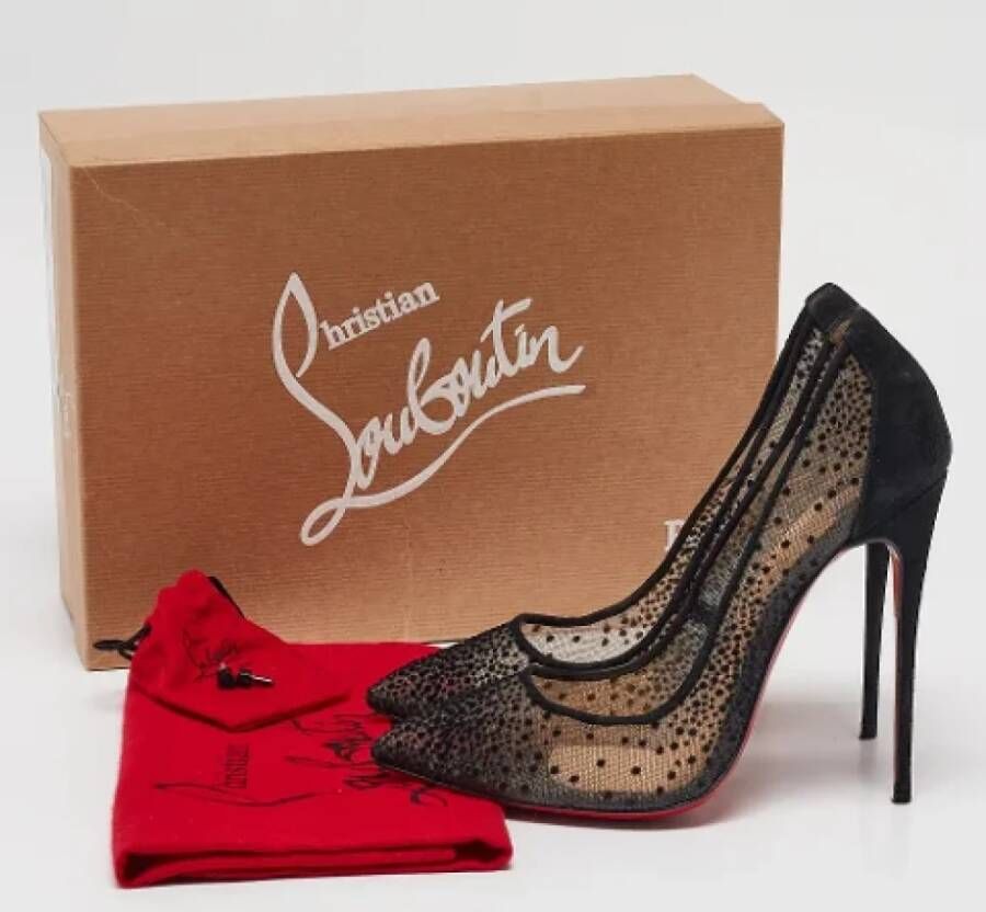 Christian Louboutin Pre-owned Mesh heels Black Dames