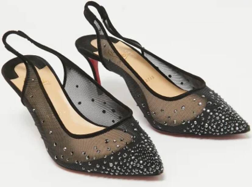 Christian Louboutin Pre-owned Mesh heels Black Dames