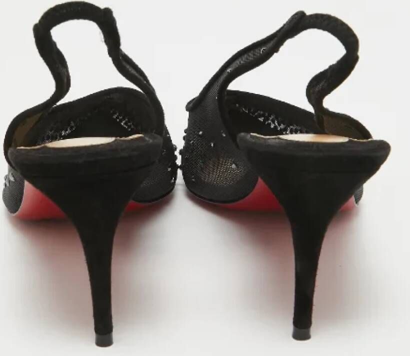 Christian Louboutin Pre-owned Mesh heels Black Dames