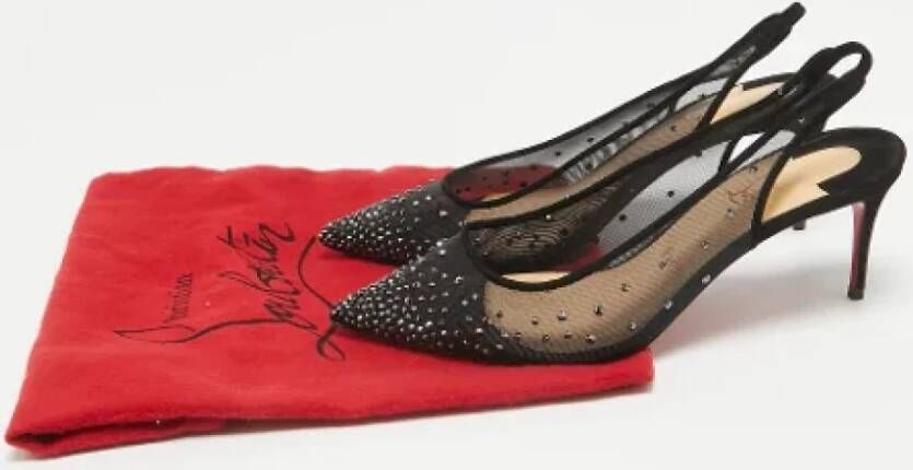 Christian Louboutin Pre-owned Mesh heels Black Dames