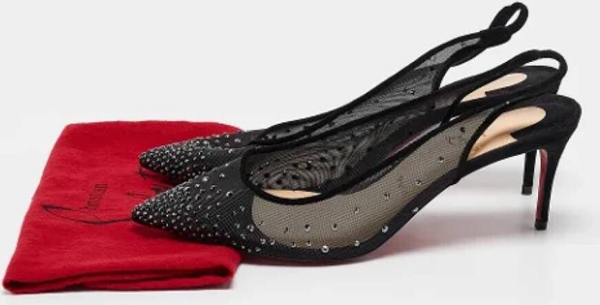 Christian Louboutin Pre-owned Mesh heels Black Dames