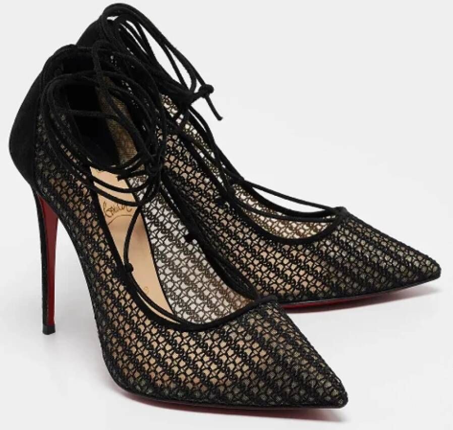 Christian Louboutin Pre-owned Mesh heels Black Dames