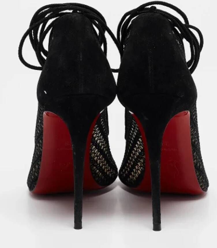 Christian Louboutin Pre-owned Mesh heels Black Dames