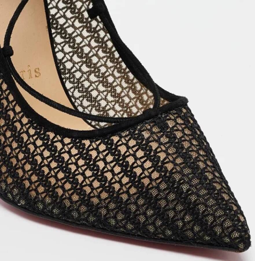 Christian Louboutin Pre-owned Mesh heels Black Dames