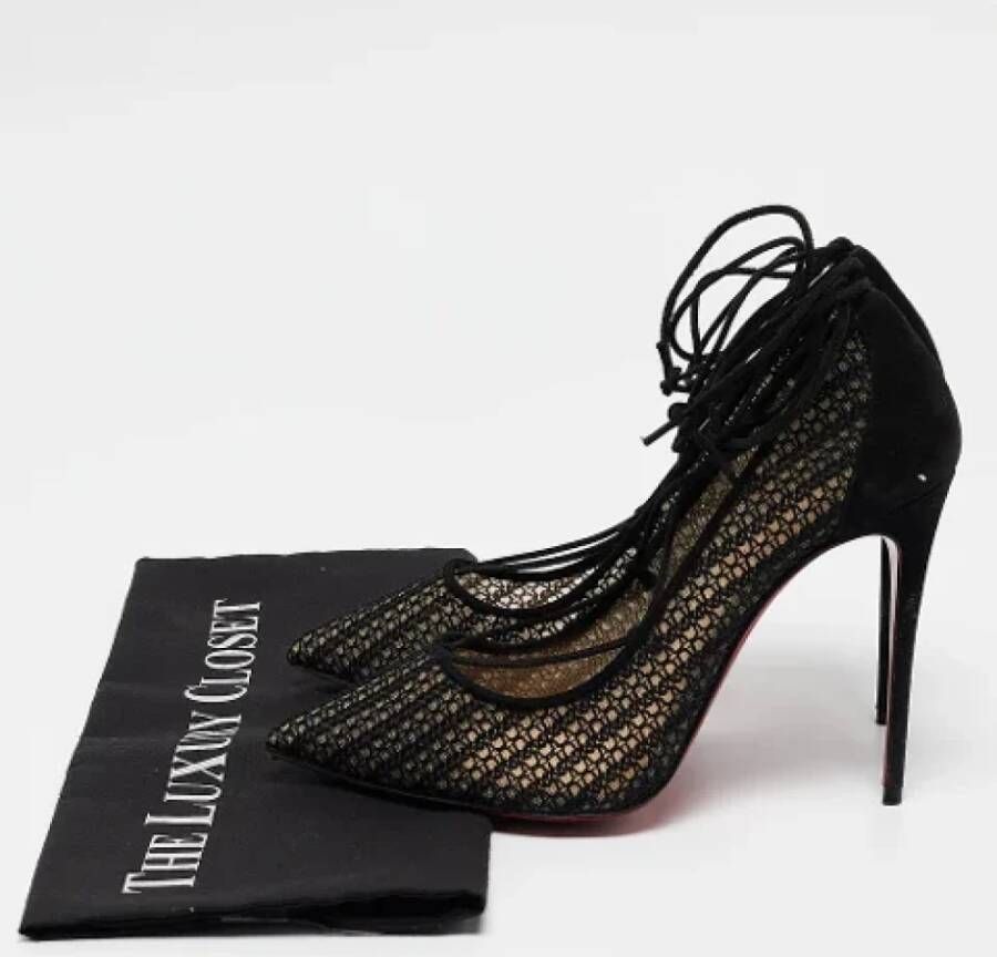 Christian Louboutin Pre-owned Mesh heels Black Dames