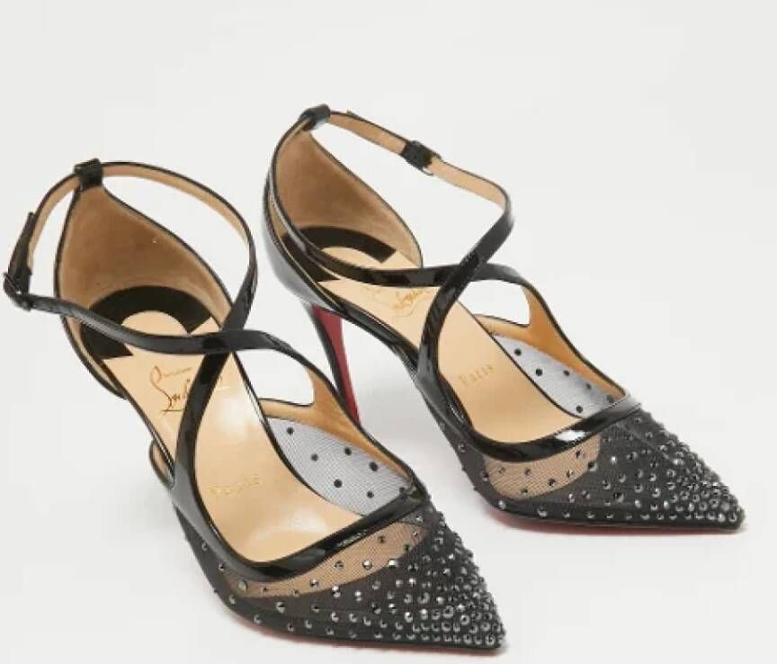 Christian Louboutin Pre-owned Mesh heels Black Dames