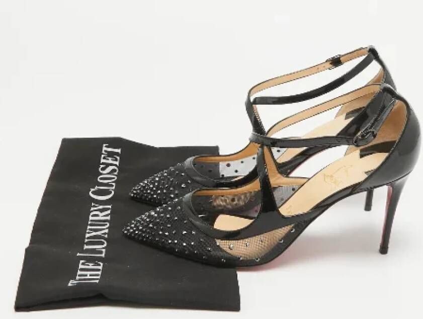 Christian Louboutin Pre-owned Mesh heels Black Dames