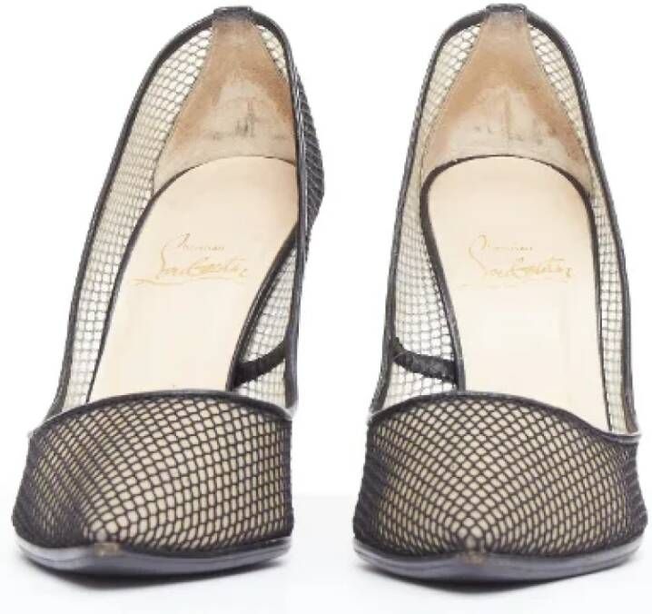 Christian Louboutin Pre-owned Mesh heels Black Dames