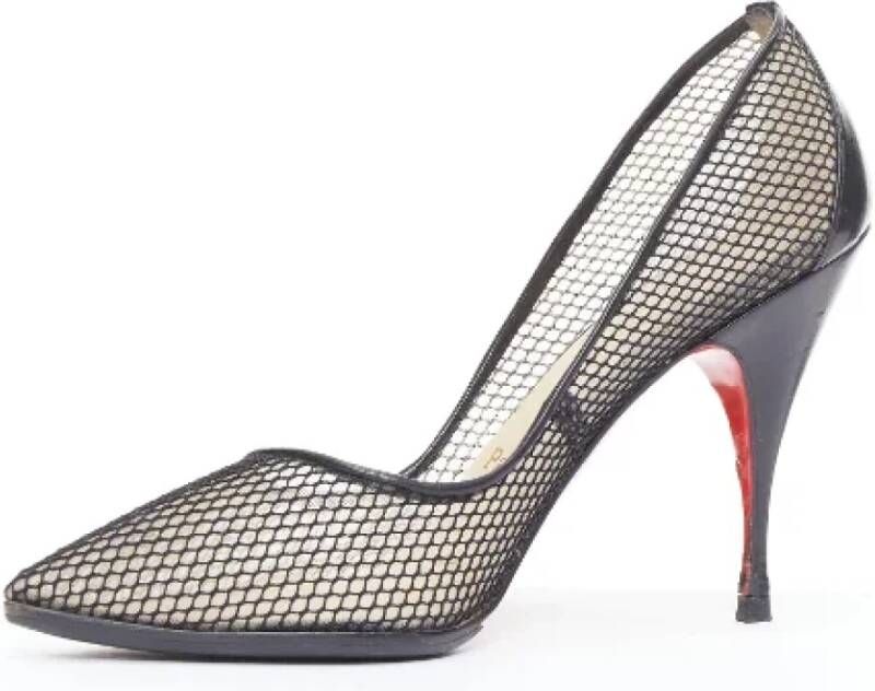 Christian Louboutin Pre-owned Mesh heels Black Dames