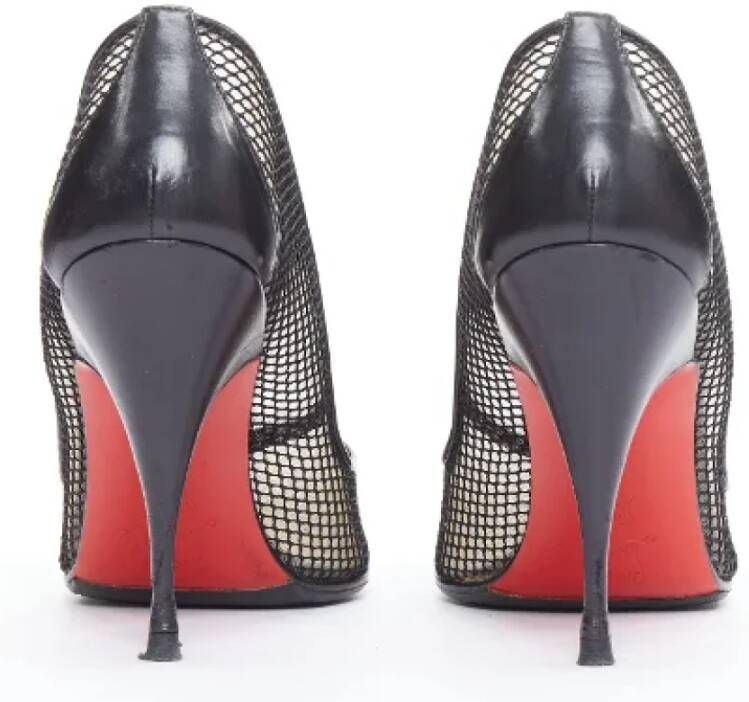 Christian Louboutin Pre-owned Mesh heels Black Dames