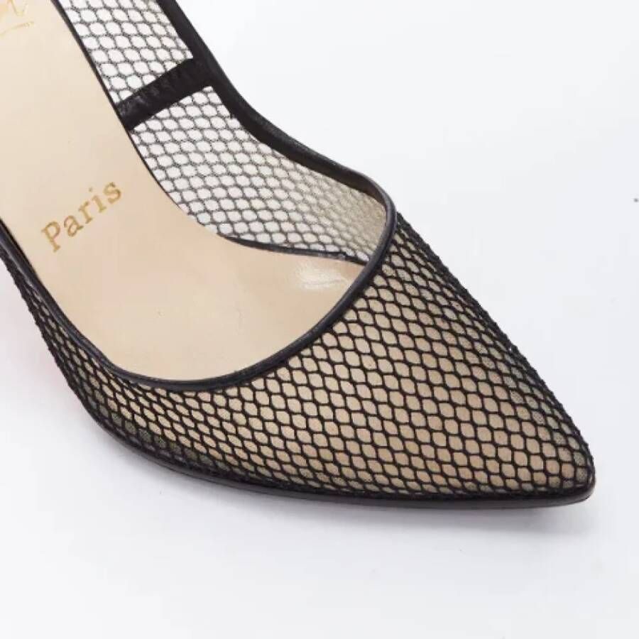 Christian Louboutin Pre-owned Mesh heels Black Dames