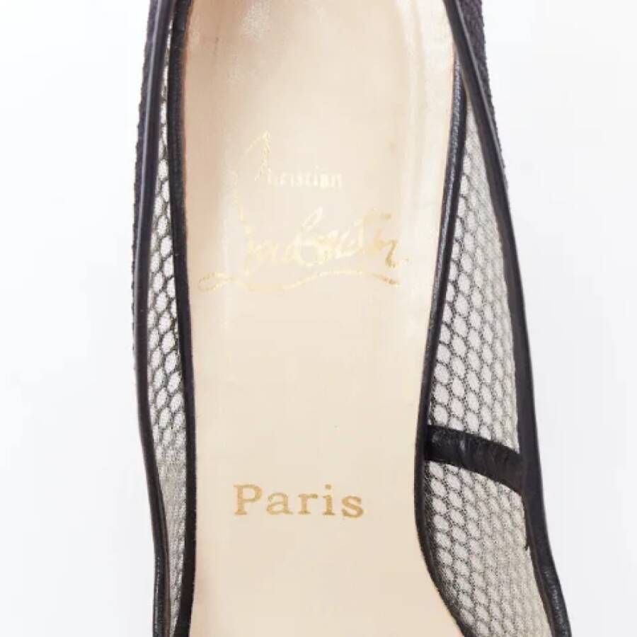 Christian Louboutin Pre-owned Mesh heels Black Dames