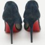 Christian Louboutin Pre-owned Mesh heels Blue Dames - Thumbnail 4