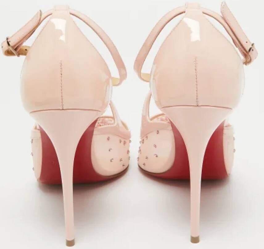 Christian Louboutin Pre-owned Mesh heels Pink Dames