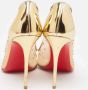 Christian Louboutin Pre-owned Mesh heels Yellow Dames - Thumbnail 5