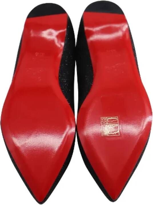 Christian Louboutin Pre-owned Nylon heels Black Dames