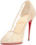 Christian Louboutin Pre-owned Plastic heels Beige Dames - Thumbnail 3