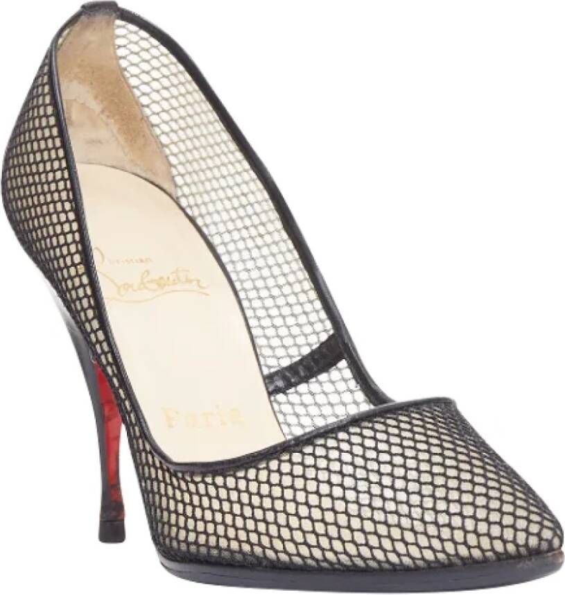 Christian Louboutin Pre-owned Plastic heels Black Dames