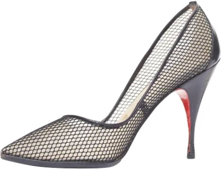 Christian Louboutin Pre-owned Plastic heels Black Dames