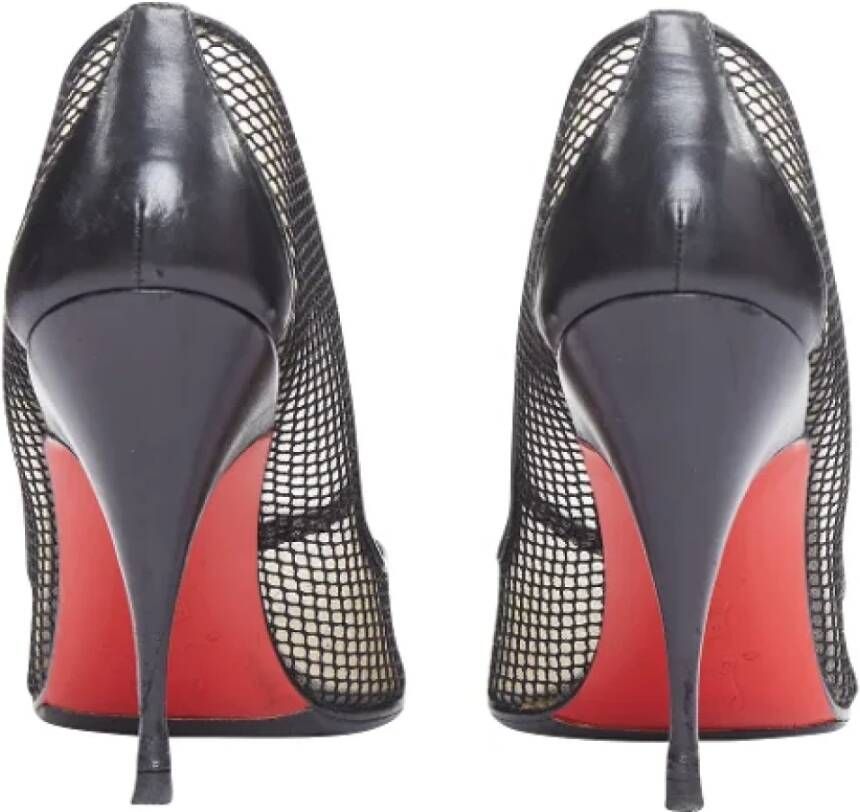 Christian Louboutin Pre-owned Plastic heels Black Dames