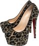 Christian Louboutin Pre-owned Raffia heels Black Dames - Thumbnail 4