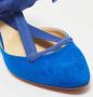 Christian Louboutin Pre-owned Raffia heels Blue Dames - Thumbnail 7