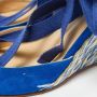 Christian Louboutin Pre-owned Raffia heels Blue Dames - Thumbnail 8