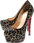 Christian Louboutin Pre-owned Raffia heels Brown Dames - Thumbnail 3