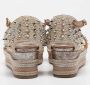 Christian Louboutin Pre-owned Raffia sandals Yellow Dames - Thumbnail 5